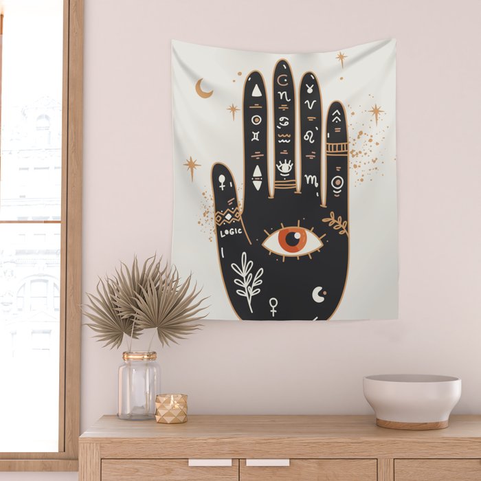 Palmistry 5 Wall Tapestry Gallery Image 2