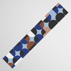 brown blue geometric elegance Table Runner Gallery Image 3