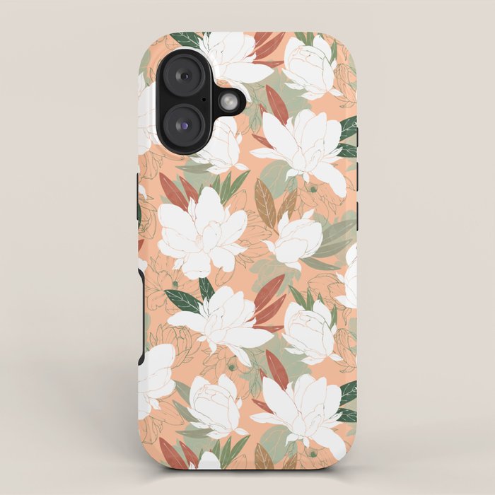 Big floral blossoms PF24 iPhone Case Gallery Image 1