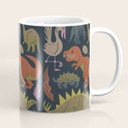 Jurassic Friends (Dark) Coffee Mug Gallery Image 1