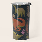 Jurassic Friends (Dark) Travel Mug Gallery Image 2