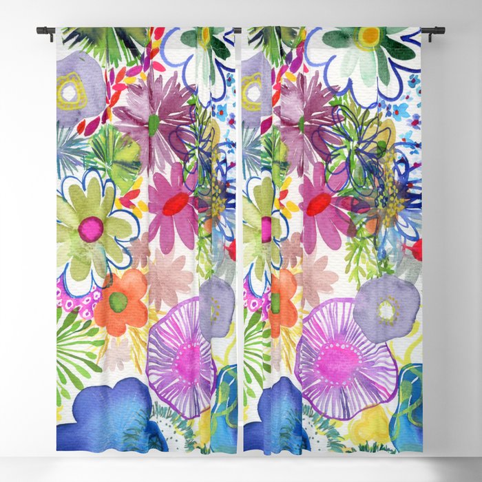 floral hurricane Window Curtain Gallery Image 1