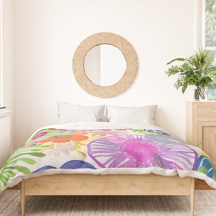 floral hurricane Duvet Cover Gallery Image 3