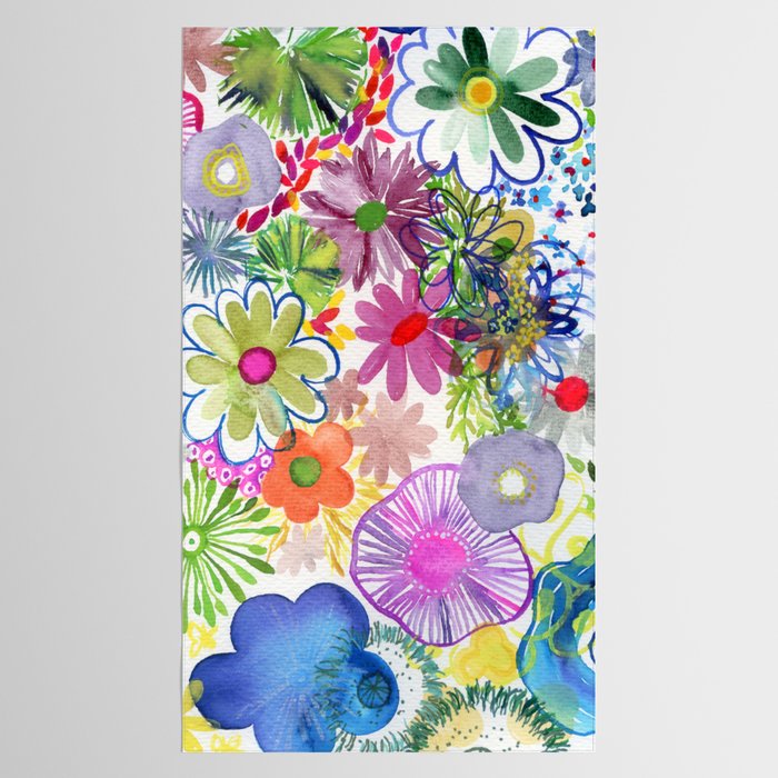 floral hurricane Tablecloth Gallery Image 2