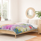 floral hurricane Duvet Cover Gallery Image 2