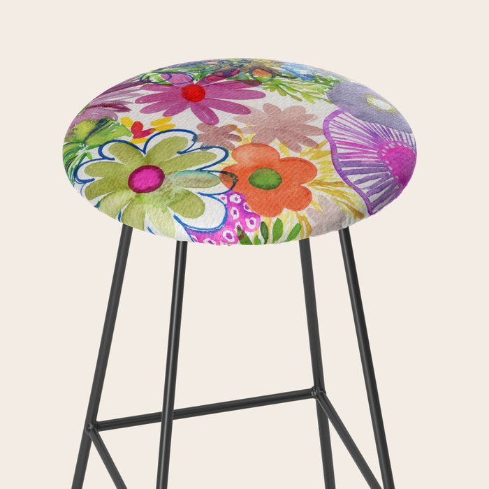 floral hurricane Stool Gallery Image 2
