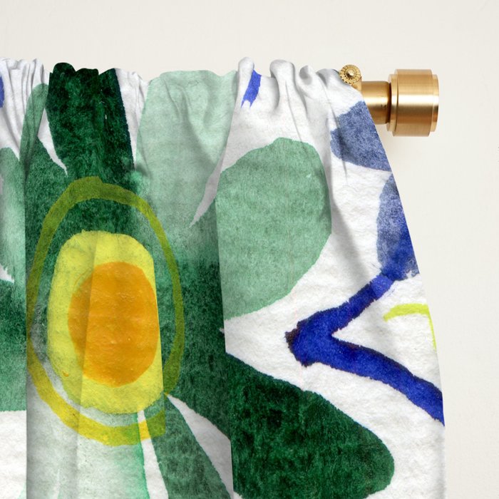 floral hurricane Window Curtain Gallery Image 2