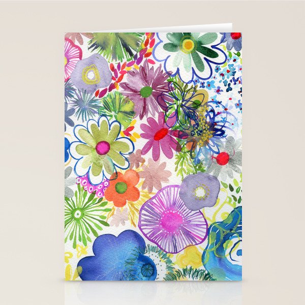floral hurricane Stationery Card Gallery Image 1