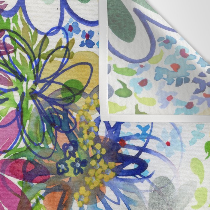 floral hurricane Wall Tapestry Gallery Image 3
