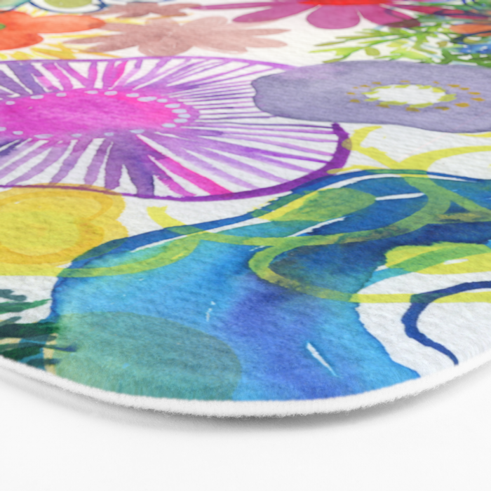 floral hurricane Bath Mat Gallery Image 3