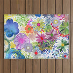 floral hurricane Outdoor Rug Gallery Image 1