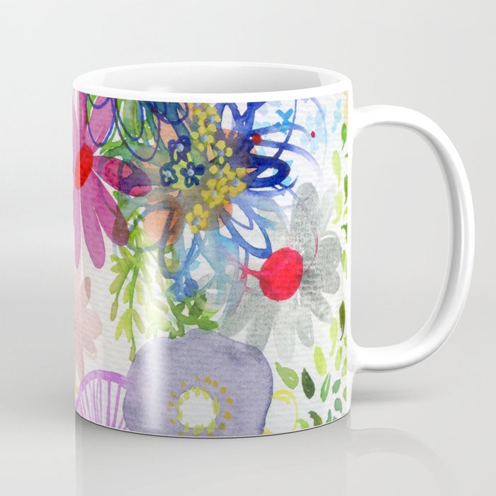 floral hurricane Coffee Mug Gallery Image 1