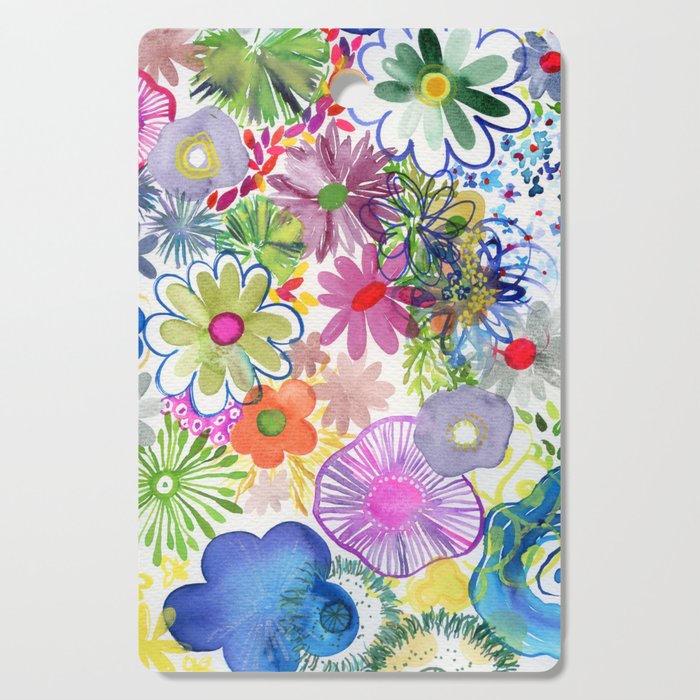 floral hurricane Cutting Board Gallery Image 1