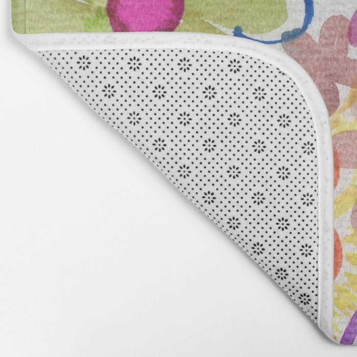 floral hurricane Bath Mat Gallery Image 2