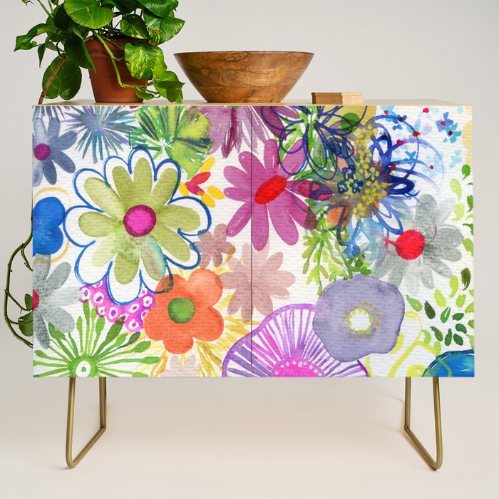 floral hurricane Credenza Gallery Image 1