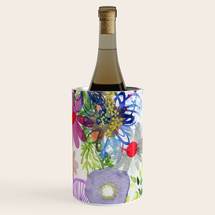 floral hurricane Wine Chiller Gallery Image 3