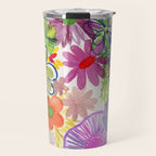 floral hurricane Travel Mug Gallery Image 1