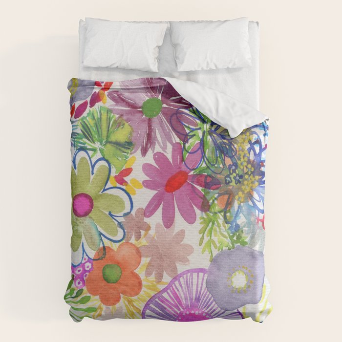 floral hurricane Duvet Cover Gallery Image 6