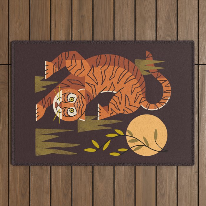 Tiger Moon Outdoor Rug Gallery Image 1