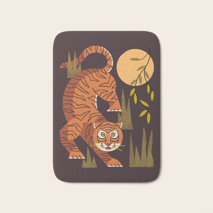 Tiger Moon Bath Mat Gallery Image 1