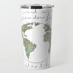 What a Wonderful World Travel Mug Gallery Image 1