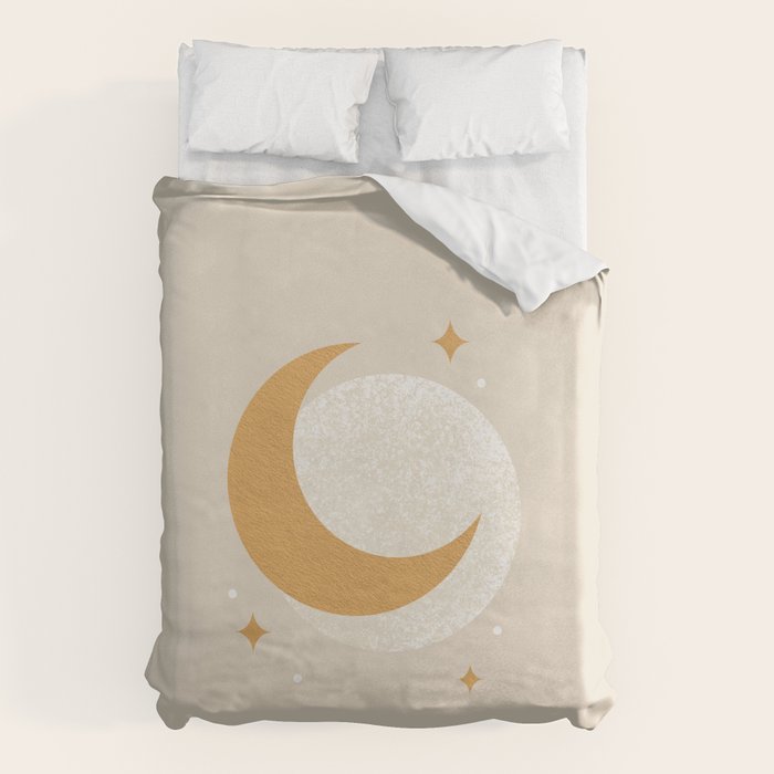 Moon Sparkle - Celestial Duvet Cover Gallery Image 1