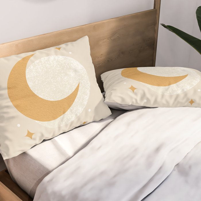 Moon Sparkle - Celestial Pillow Sham Gallery Image 2