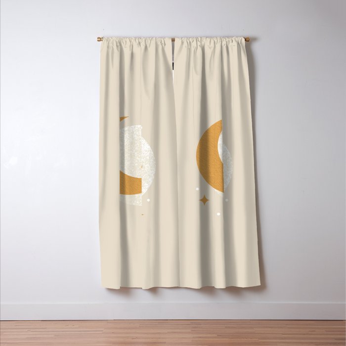 Moon Sparkle - Celestial Window Curtain Gallery Image 3