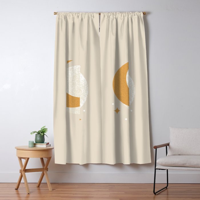Moon Sparkle - Celestial Window Curtain Gallery Image 5