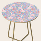 Marker Florals - Blue Coral Side Table Gallery Image 2