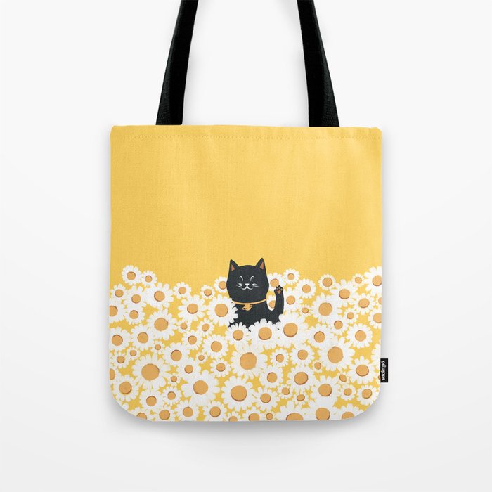 Hidden cat 23 hello annyeong Tote Bag Gallery Image 1