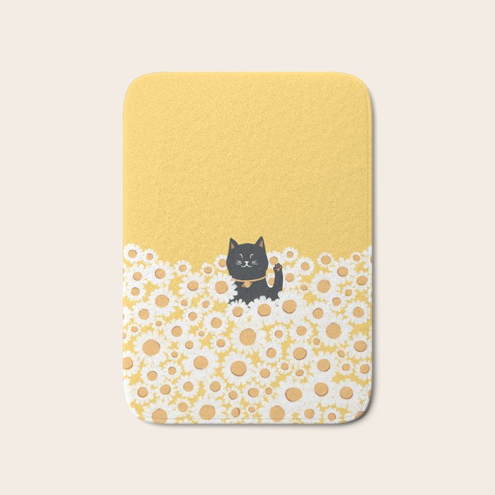 Hidden cat 23 hello annyeong Bath Mat Gallery Image 1