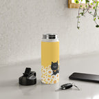 Hidden cat 23 hello annyeong Water Bottle Gallery Image 4
