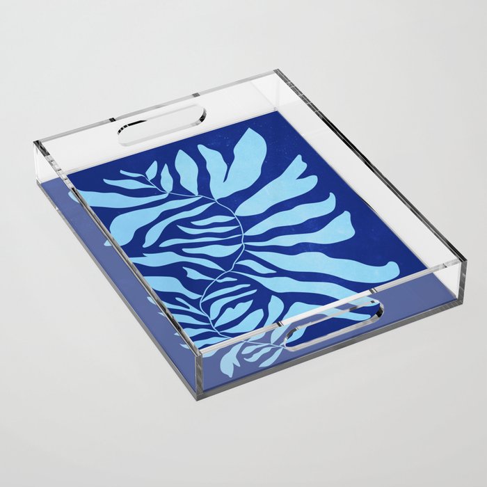 JAZZ FERNS 01 | Starry Blue Matisse Edition Acrylic Tray Gallery Image 1