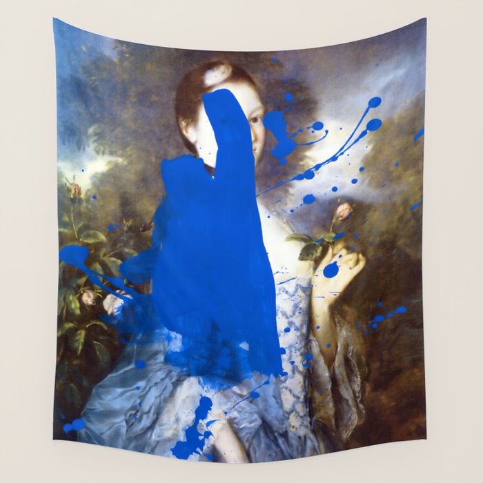 Blue Bomb Wall Tapestry Gallery Image 4