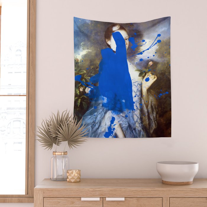 Blue Bomb Wall Tapestry Gallery Image 2