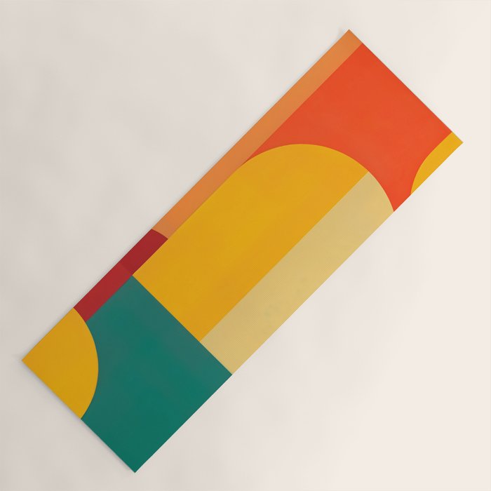 Colored Archs Yoga Mat Gallery Image 1