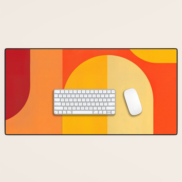 Colored Archs Desk Mat Gallery Image 1
