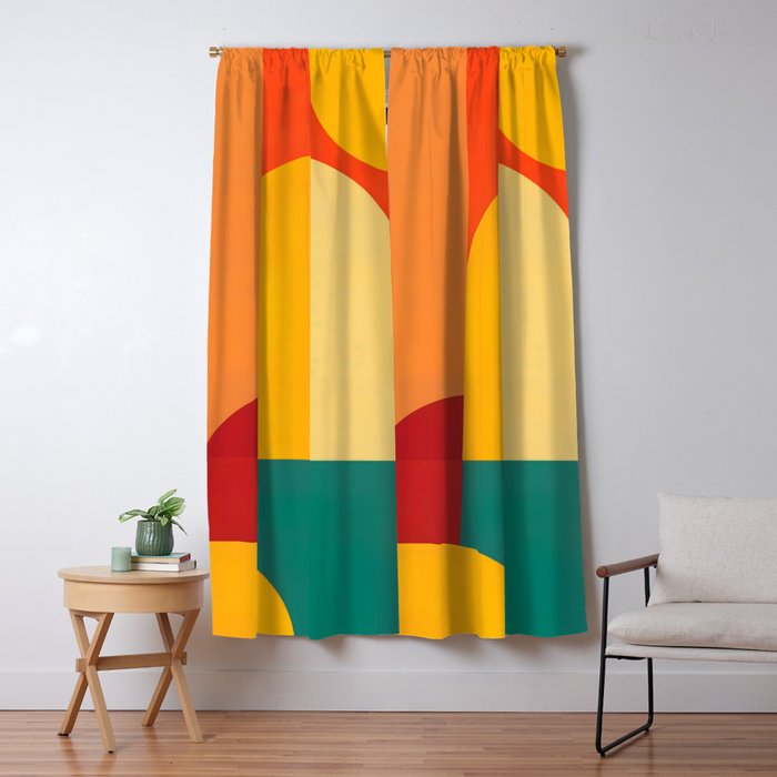 Colored Archs Window Curtain Gallery Image 1