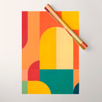 Colored Archs Wrapping Paper Gallery Image 1