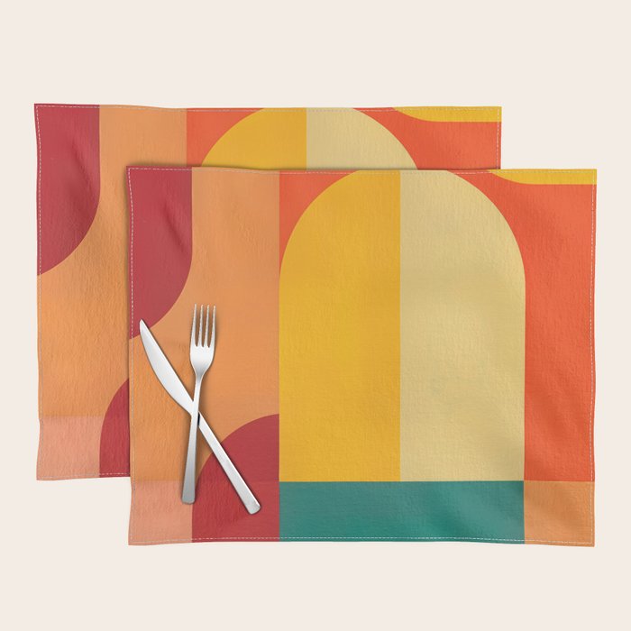 Colored Archs Placemat Gallery Image 1