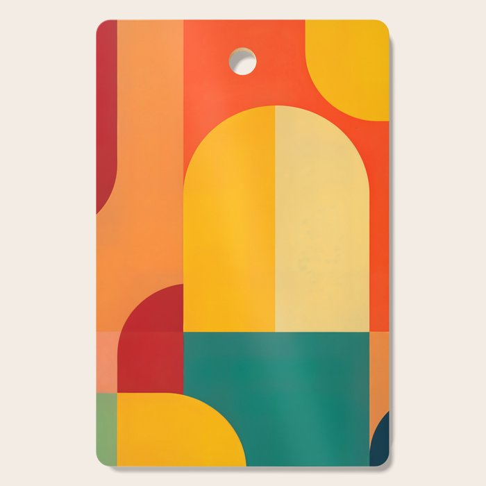 Colored Archs Cutting Board Gallery Image 1