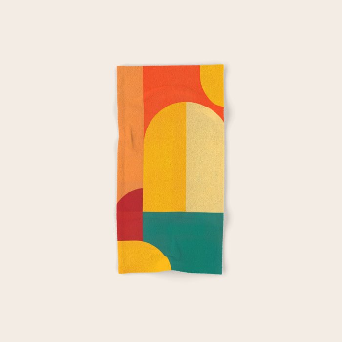 Colored Archs Bath Towel Gallery Image 1