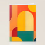 Colored Archs Stationery Card Gallery Image 2