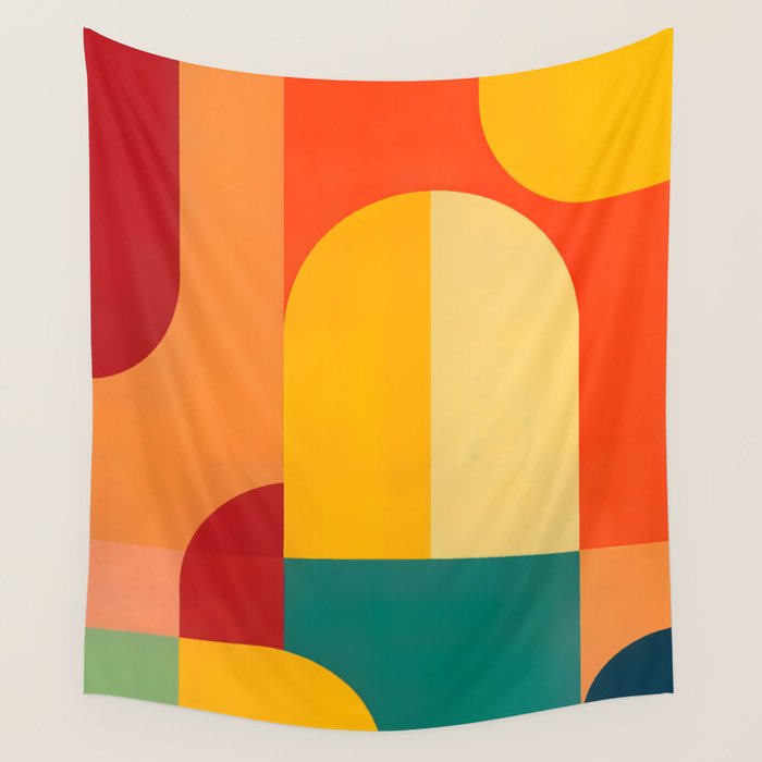 Colored Archs Wall Tapestry Gallery Image 4