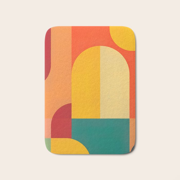 Colored Archs Bath Mat Gallery Image 1