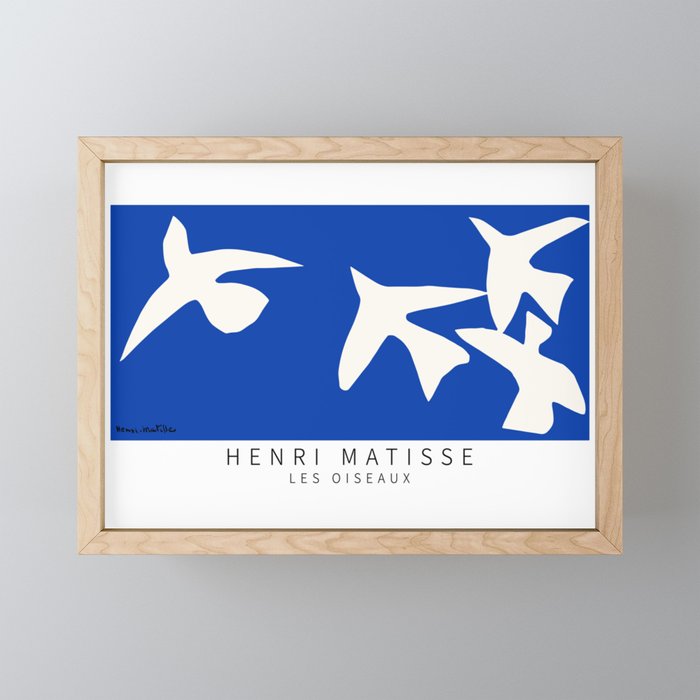 Henri Matisse - Les Oiseaux (The Birds) 1947 Artwork Reproduction Mini Art Print Gallery Image 1