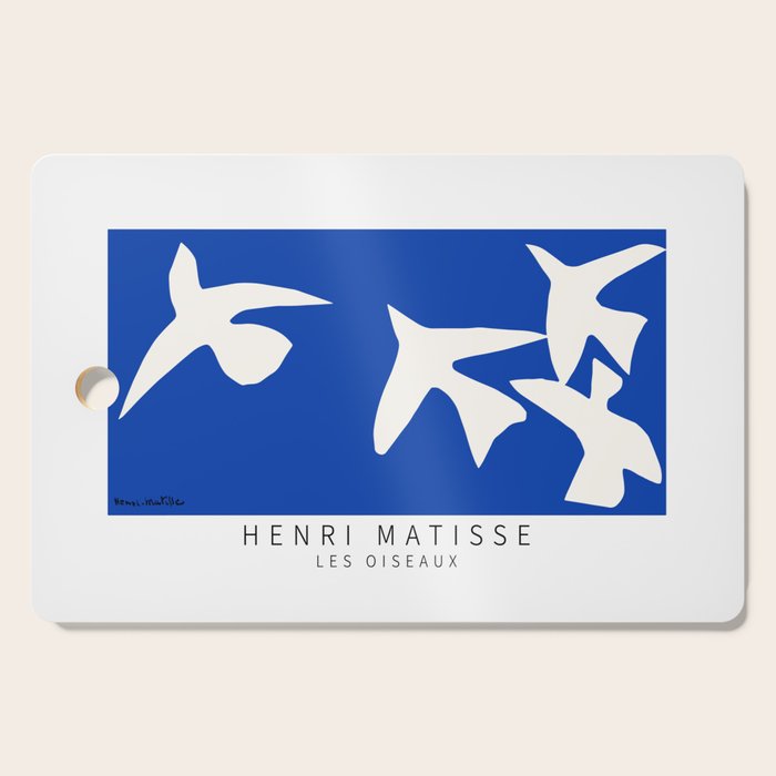 Henri Matisse - Les Oiseaux (The Birds) 1947 Artwork Reproduction Cutting Board Gallery Image 1