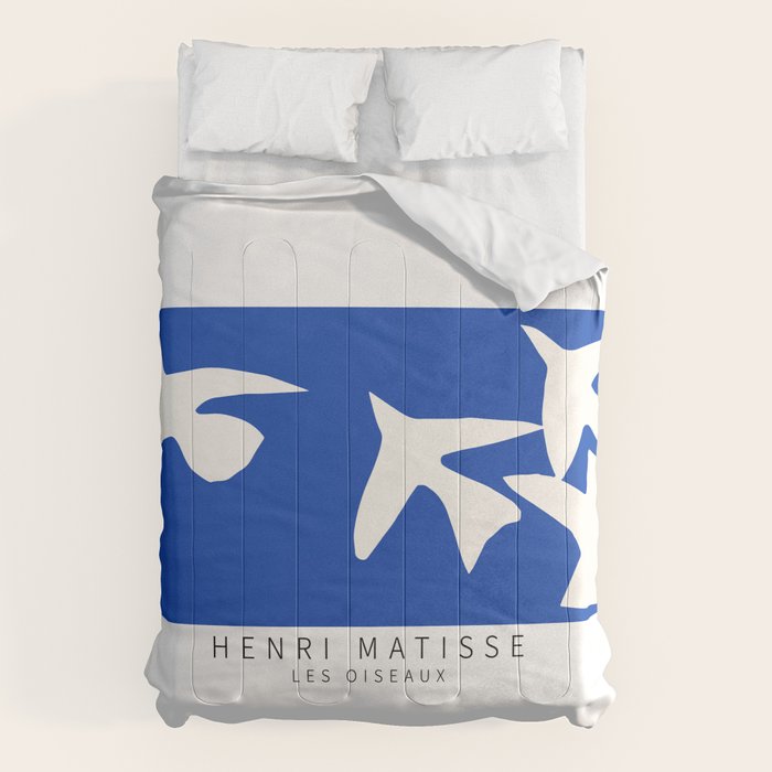 Henri Matisse - Les Oiseaux (The Birds) 1947 Artwork Reproduction Comforter Gallery Image 6