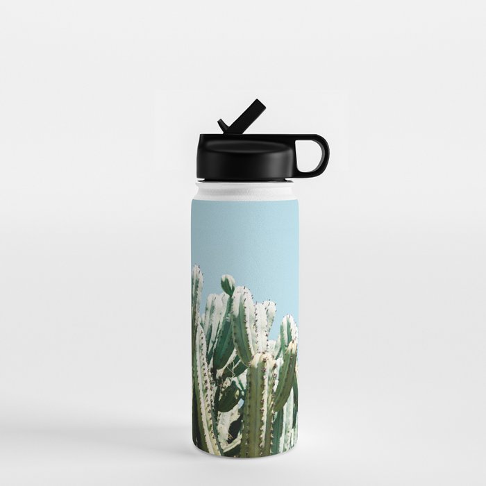 Tall cacti | Cactus photo print | Colourful travel wanderlust photography art Water Bottle Gallery Image 1